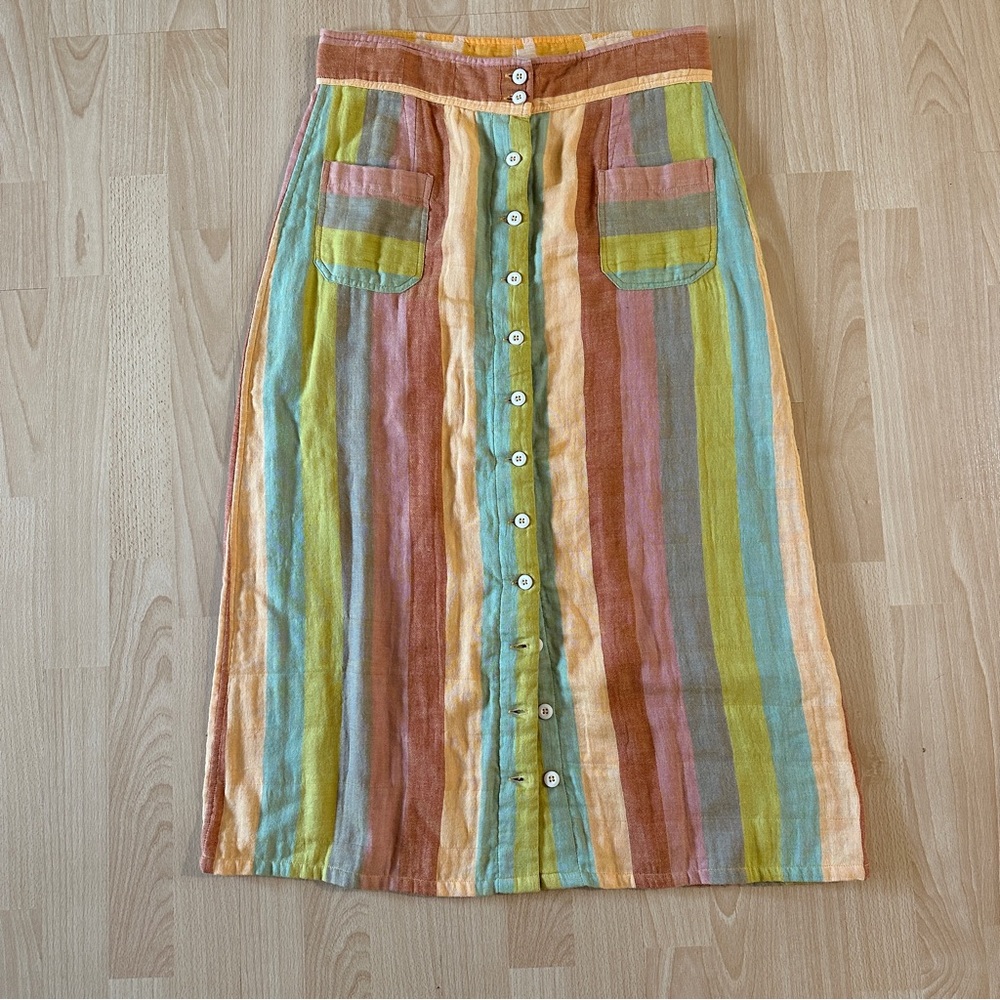 Ace & Jig Bo Skirt in Sorbet/Citrus